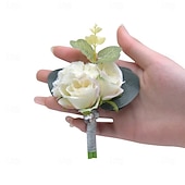 economico Bouquet da Sposa-Fiori da polso da sposa Fiore all'occhiello Matrimonio / Evento / Festa Tessuti Floreale