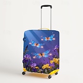 baratos Desgaste em casa e chinelos em casa-Capa protetora elástica para mala de viagem com estampa inspirada no oceano.