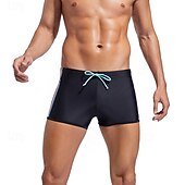 economico Costumi da bagno &amp; Pantaloni da surf-Per uomo Costume da bagno Costume da Bagno Pantaloni da bagno A righe Coulisse Elastico Traspirante Pantaloni Surf Bikini Immersione Estate
