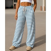 economico Pantaloni da Corsa &amp; Collant-Per donna Pantaloni a gamba larga Pantaloni della tuta da salotto Tasca Vita Alta Pantaloni Palestra Athleisure Allenamento Primavera Autunno Traspirante All'aperto Viaggio Sportivo Vestibilità comoda