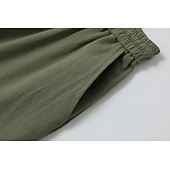 levne Dovolená-Pánské Plátěné kalhoty Kalhoty Letní kalhoty Plážové kalhoty Šňůrky Kapsy Elastický pas Bez vzoru Pohodlné Prodyšné Dovolená Denní Plážové Havajské Cikánský Černá Bílá