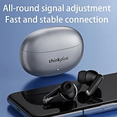 levne TWS Pravá bezdrátová sluchátka-Lenovo XT88 True Wireless sluchátka TWS Bluetooth 5.3, ergonomický design, hluboké basy, do uší, pro Apple, Samsung, Huawei, Xiaomi, Mi, běh, každodenní použití, cestování, mobilní telefon, auto,