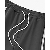 cheap Running Pants &amp; Tights-Men's Wide-leg Sweatpants sport pants Casual Pants with Pockets Split High Waist Bottoms Gym Athleisure Workout Spring Fall Breathable Gym Workout Track Regular Fit Sportswear Activewear Solid Colored