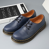 economico Scarpe Derby-scarpe derby da uomo in similpelle verde – stile classico con lacci e accenti gialli, ideali per occasioni casual eleganti e semi-formali