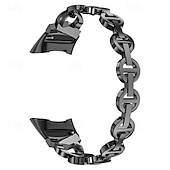 رخيصةأون سوار ساعة فيتبيت-سوار ساعة ذكية متوافق مع فيتبيت تشارج 6 / فيتبيت تشارج 5 حزام ساعة ذكية من الفولاذ المقاوم للصدأ مرصع بأحجار الراين والكريستال اللامع سوار مجوهرات ألماس بديل لفيتبيت تشارج 6