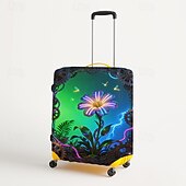 abordables Ropa de casa y zapatillas para el hogar-Funda elástica para maleta con estampado floral, protector de equipaje de viaje
