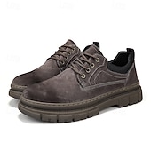 economico Scarpe Casual con Lacci-scarpe da ginnastica casual da uomo in similpelle color cuoio – design alla moda con lacci e suola in gomma resistente, perfette per l'abbigliamento casual e le uscite quotidiane