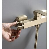 baratos Torneiras de Banheira-Bidé torneira Cromado Auto-limpeza Moderna