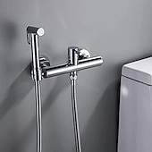 economico Rubinetti per vasca da bagno-Bidet a foro singolo Cromo Autopulente Contemporaneo