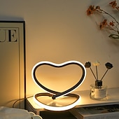 Недорогие Настольные лампы-Настольная лампа / лампа для чтения / прикроватная лампа, регулируемая, современная, в скандинавском стиле, с питанием от постоянного тока и USB, для спальни / кабинета / офиса, металлический /