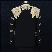 abordables Tapas-Real Abrigo Baile de Máscaras Chaqueta de circo Príncipe Aristócrata Retro Antiguo Rococó Adulto Hombre Carnaval Mascarada Evento / Fiesta Disfrazarse