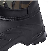 economico Stivali invernali e neve-stivali da neve invernali impermeabili e isolanti da uomo con suola antiscivolo, caldi stivali mimetici da esterno per escursioni e sci con tempo freddo