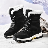 halpa Talvi- ja lumikengät-Miesten vedenpitävät camo-kuvioiset talvilumikengät lämpimällä turkisvuorilla ja liukumattomalla pohjalla, ulkoilu- ja metsästyskengät