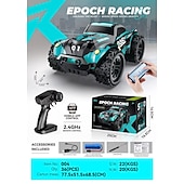 Недорогие Дроны и игрушки на радиоуправлении-Высокоскоростной радиоуправляемый монстр-трак - масштаб 1:18 2,4 ГГц радиоуправляемый внедорожник с перезаряжаемой батареей - Внедорожное транспортное средство для детей Рождественский подарок