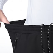 preiswerte Fahrradhosen Herren-Arsuxeo Herren Fahrradhose Fahrradhosen Fahhrad Hosen Unterteile Formpassend Winter Mountainbike MTB Straßenradsport Sport Winddicht Warm Reflektierende Besätze / Fluoreszenz Elastisch Schwarz