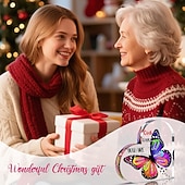 cheap Statues-Christian Gifts for Women Stocking Stuffers for Women Teen Girls - Butterfly Inspirational Religious Gifts for Mom Wife Sister Friends Coworker Female Christmas Birthday Present Home Art Decor Signs