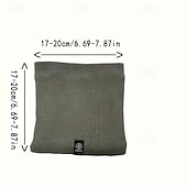 economico Corone, Ghirlande &amp; Decorazioni-Scaldacollo elasticizzato in maglia - elegante sciarpa in poliestere tinta unita con fodera in velluto per uomo &amp;donne - calde &amp;accogliente, perfetto per le attività all&#039;aperto - 80% poliestere &amp;20%