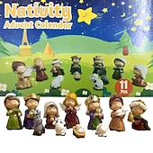 cheap Advent Calendar-Nativity Advent Calendar 2025 Nativity Set for Kids Christmas Advent Calendar for Kids Boys Girls Teens Toddler Children Christian Religious Advent Calendar Gifts Toy