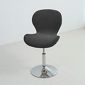 baratos Capa para Cadeira de Jantar-Capa de veludo para banco de bar, 1 peça/2 peças, capa elástica para cadeira, para ilha de cozinha, balcão, bar ou cadeiras de jantar