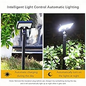 cheap Pathway Lights &amp; Lanterns-92led Tri Color Switching Solar Lawn Light Motion Sensor Channel Light Usb Power Supply Adjustable Angle Garden Courtyard Lighting  1PC
