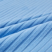 preiswerte Klassisches Poloshirt für Herren-Herren Rippenstrick-Top Textur Lässig Arbeit Revers Gerippter Polokragen Kurzarm Basic Modern Farbblock Knöpfe Gestrickt Frühling &amp; Sommer Sommer Frühling Normale Passform Blau Weiß Gelb Burgunderrot