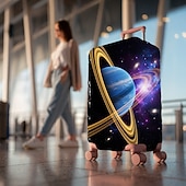 Χαμηλού Κόστους Home Wear &amp; Home Slippers-Ελαστικό κάλυμμα αποσκευών με εκτύπωση galaxy