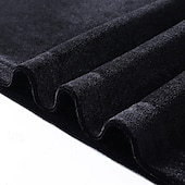 preiswerte Einfarbiges T-Shirt-Damen Samt Elegant Bluse Einfarbig Einfach Elegant Täglich Stilvoll Langarm Stehkragen Normale Oberteile Täglich Ferien Ausgehen Schwarz Wein Purpur Braun Herbst Winter