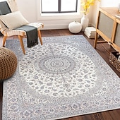 abordables Alfombras-Alfombras de área marroquíes para sala de estar y dormitorio alfombra de lujo vintage gran alfombra de área al lado del sofá y de la mesa de café suave antideslizante y lavable a máquina decoración