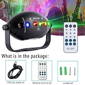 levne světla projektoru hvězdné galaxie-Disko světla zvukově aktivovaná párty světla s dálkovým ovládáním projektor stroboskopické osvětlení pro domácí dekoraci narozeninové karaoke vánoční bar show