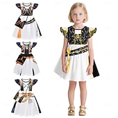 billige Jentekostymer-Inspirert av koreansk idol Popstjerne Kostume Fancy dress Virtuelt idol for Jente Barne Halloween Karneval Ytelse Comic Con Anime-messe