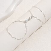 economico Collana da donna-Per donna Set di gioielli da sposa Argento Lega Moda Forma irregolare