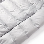abordables Manteaux &amp; vestes-Homme Manteau d'Hiver Doudoune Veste Matelassée Avec Poches 50% duvet de canard blanc Vacances Tenue quotidienne Date Régulier Mode Occasionnel Confortable Chaleur Thermique Automne Hiver Couleur