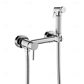 cheap Bathtub Faucets-Single hole Bidet Chrome Self-Cleaning Contemporary