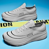 זול נעלי חג המולד לגברים-נעלי ריצה לגברים בצבע ירוק ניאון עם סוליה בעלת ביצועים גבוהים - נעליים אופנתיות ונוחות לחג המולד ולאורח חיים פעיל