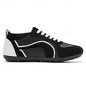 baratos Tênis Casuais-Tênis casual masculino amarelo e preto com design de malha respirável, calçado leve e antiderrapante para caminhadas ao ar livre, viagens e estilo cotidiano