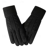 economico Guanti-Per donna 1 Paio Interi / Invernali / Guanti lavorati a maglia Streetwear / All'aperto Guanti - Semplice Dita intere / Stampato