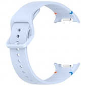 Χαμηλού Κόστους Ζώνες ρολογιών Samsung-Παρακολουθήστε το συγκρότημα για Samsung Galaxy Ρολόι 8 40/44mm Ρολόι 8 Classic 46mm σιλικόνη Αντικατάσταση Λουρί Αδιάβροχη Αθλητικό Μπρασελέ Μοντέρνο Κούμπωμα Περικάρπιο