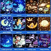 economico Luci Notturne per Bambini-Proiettore Notturno Carousel Bunny 12 Film Musica e Altoparlante Bluetooth Proiettore di Stelle Rotante a 360° per Camera dei Bambini Lampada Nursery Ricaricabile Regalo di San Valentino per Bambine