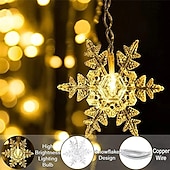 levne Party-1 ks 3,5 m světelná řetězová svítidla motýl sněhová vločka LED pohádková svítidla na zavěšení LIGHT festivalové svítidlo svatební lampy AC 110V/220V EU/US/UK/AU zásuvka
