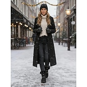 preiswerte Damenstiefel-wasserdichte Schneestiefel für Damen mit Kunstfellfutter – Winterstiefel zum Schnüren mit Reißverschluss und verstellbaren Schnürsenkeln, in mehreren Farben erhältlich