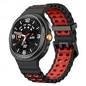 baratos Pulseiras de relógio Samsung-Pulseiras de Relógio para Samsung Galaxy Relógio 8 40/44mm Relógio 8 Classic 46mm Silicone Substituição Alça Impermeável Ajustável Mulheres Homens Pulseira Esportiva Fecho Moderno Banda do Oceano