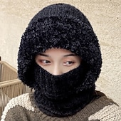 levne Klobouky-Dámské Čepice Buřinka Zimní čepice Větruvzdorné Teplý ulice Denní Víkend Pletený Čistá barva