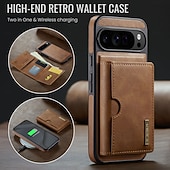 お買い得  その他のスマホケース-電話 ケース 用途 グーグル Pixel 10 Pro XL Pixel 10 Pro ピクセル9プロ ピクセル9プロXL Pixel 8 Pro Pixel 8 ピクセル9 バックカバー 耐衝撃 レトロ風 TPU PC PUレザー