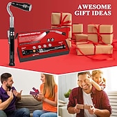 Недорогие Фонари-Магнитный инструмент со светодиодом, наполнители для чулок, рождественские подарки для мужчин, подарки в виде белого слона для взрослых, папы, мужа, него, телескопический магнит, крутые гаджеты для