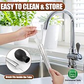 economico Utensili e gadget da cucina-siringa in plastica per iniettare carne, kit per iniezioni di tacchino con 2 aghi in acciaio inossidabile per iniettare la marinata nella carne di tacchino, pollo, petto di maiale, ideale per