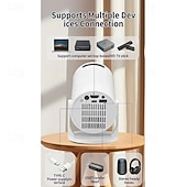 رخيصةأون بروجيكتورات-بروجكتور محمول HY200 1080P جهاز بروجكتور أفلام بزاوية قابلة للتعديل 270 درجة للهواتف/الكمبيوتر المحمول/صندوق التلفاز مكبر الصوت ومدخل HDMI/USB هدية عيد الحب