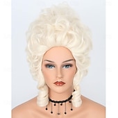 cheap Historical Wigs-18th Century Colonial Wig for Adult Women Victorian Queen for Carnival Festival Party