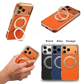 Недорогие Чехлы для iPhone-телефон Кейс для Назначение iPhone 17 Pro Max 16 15 14 Pro Max 13 Pro Max Кейс на заднюю панель со стендом Защита от удара Ретро Покрытие