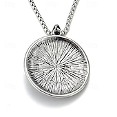 preiswerte Halsketten &amp; Anhänger-1 Stück Anhänger Halskette Halskette For Damen Straße Täglich Edelstahl Tropfen Augen