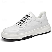 tanie Casualowe sneakersy-męskie zielone trampki ze sztucznej skóry – stylowe i wytrzymałe, idealne na co dzień, na niezobowiązujące wyjścia i do modnego stylu ulicznego